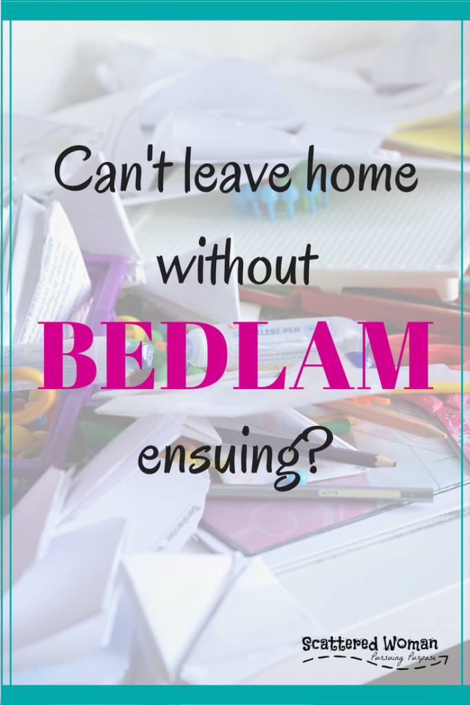 Can't leave home without bedlam ensuing? If your house falls apart when you're not there to enforce the rules, you are not alone.